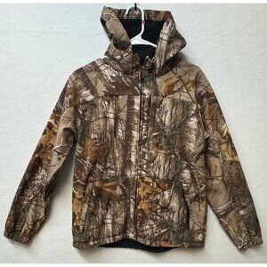 Berne Outdoor Realtree Camo Hooded Jacket XL Youth Fleece Lined